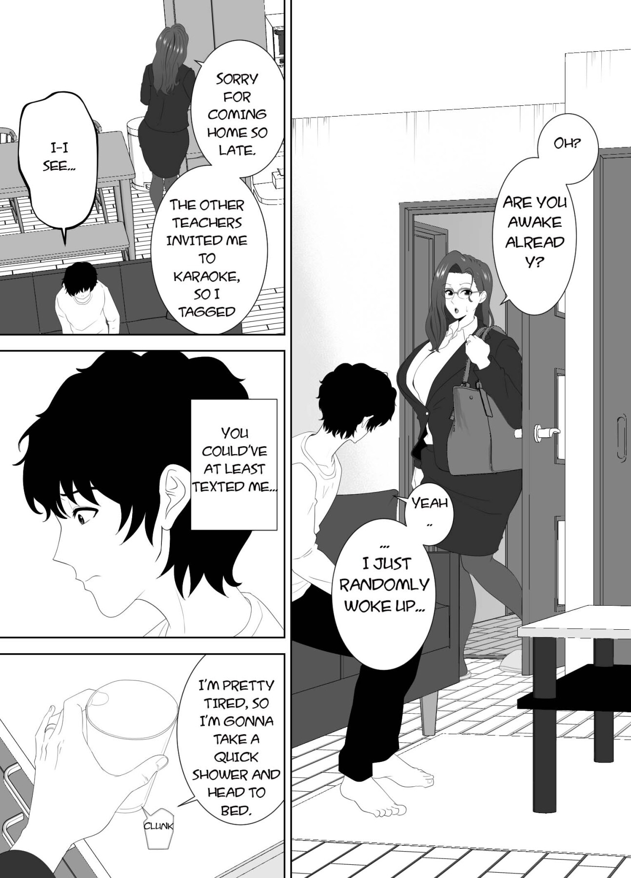 Hentai Manga Comic-Fallen mother after school-Read-21
